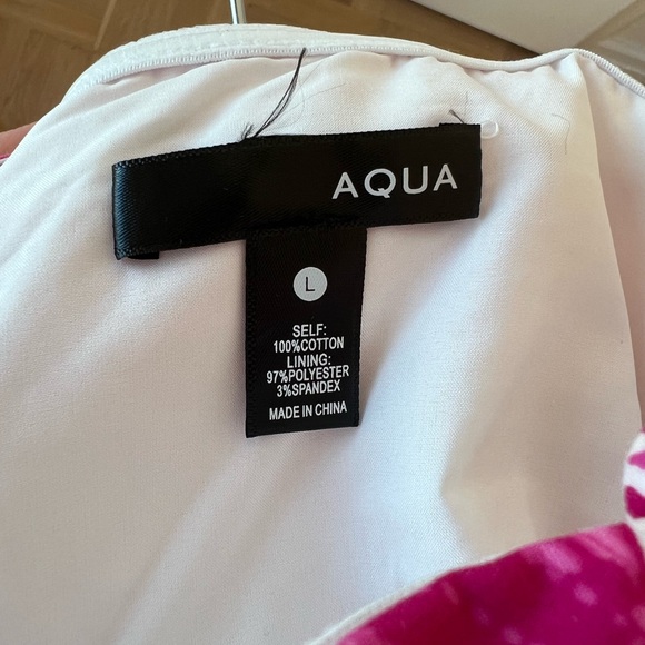 AQUA Floral Print Halter Mini Dress - Picture 10 of 11